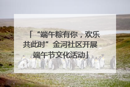 “端午粽有你，欢乐共此时”金河社区开展端午节文化活动