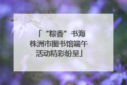 “粽香”书海 株洲市图书馆端午活动精彩纷呈