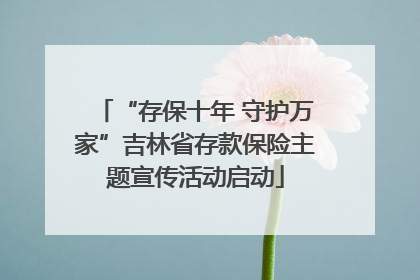“存保十年 守护万家”吉林省存款保险主题宣传活动启动