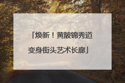 焕新！黄陂锦秀道变身街头艺术长廊