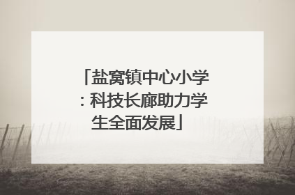 盐窝镇中心小学：科技长廊助力学生全面发展