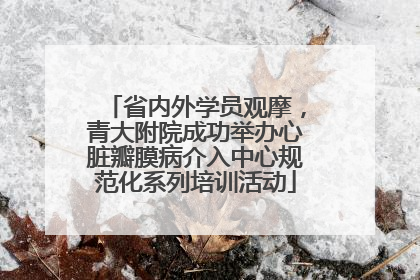 省内外学员观摩，青大附院成功举办心脏瓣膜病介入中心规范化系列培训活动