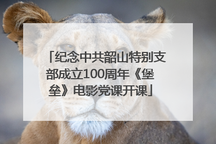 纪念中共韶山特别支部成立100周年《堡垒》电影党课开课