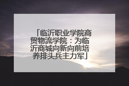 临沂职业学院商贸物流学院：为临沂商城向新向前培养排头兵主力军