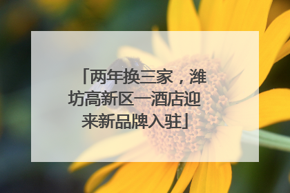 两年换三家，潍坊高新区一酒店迎来新品牌入驻