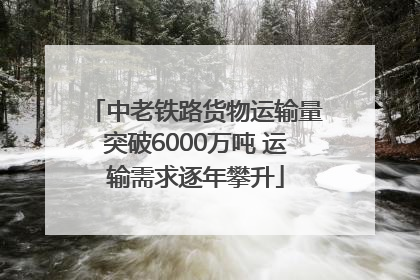 中老铁路货物运输量突破6000万吨 运输需求逐年攀升