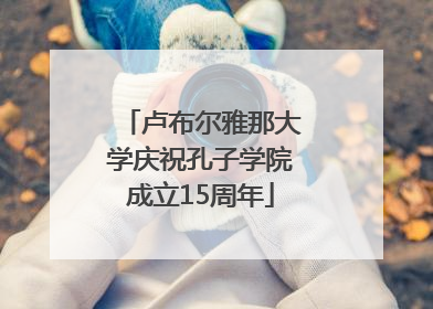 卢布尔雅那大学庆祝孔子学院成立15周年