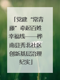 党建“常青藤”牵起百姓幸福线——桦南县秀北社区创新基层治理纪实