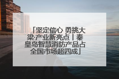 坚定信心 勇挑大梁·产业新亮点丨秦皇岛智慧消防产品占全国市场超四成