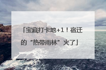 宝藏打卡地+1！宿迁的“热带雨林”火了