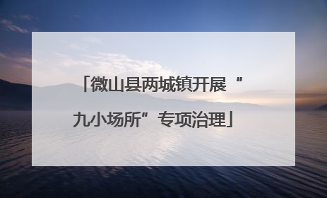 微山县两城镇开展“九小场所”专项治理