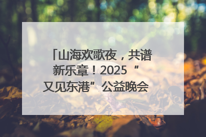 山海欢歌夜，共谱新乐章！2025“又见东港”公益晚会奏响文旅强音