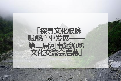 探寻文化根脉 赋能产业发展——第二届河南起源地文化交流会启幕