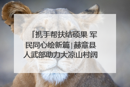 携手帮扶结硕果 军民同心绘新篇∣赫章县人武部助力大凉山村阔步乡村振兴路