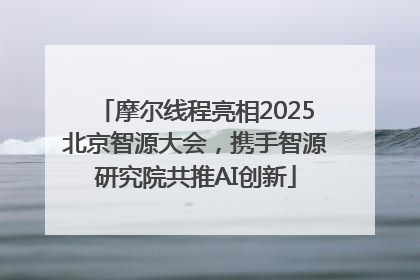 摩尔线程亮相2025北京智源大会，携手智源研究院共推AI创新