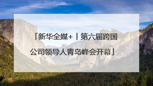 新华全媒+丨第六届跨国公司领导人青岛峰会开幕