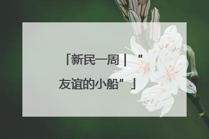 新民一周｜“友谊的小船”