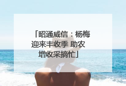 昭通威信：杨梅迎来丰收季 助农增收采摘忙