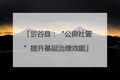 景谷县：“公房社管”提升基层治理效能