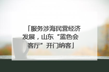 服务涉海民营经济发展，山东“蓝色会客厅”开门纳客