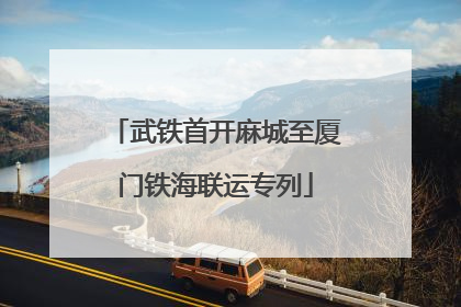 武铁首开麻城至厦门铁海联运专列