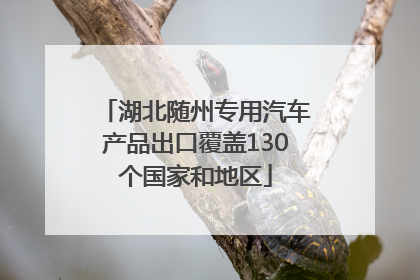 湖北随州专用汽车产品出口覆盖130个国家和地区