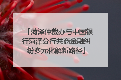 菏泽仲裁办与中国银行菏泽分行共商金融纠纷多元化解新路径