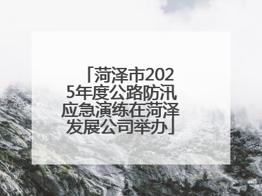 菏泽市2025年度公路防汛应急演练在菏泽发展公司举办