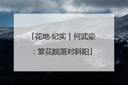 花地·纪实｜何武豪：繁花院落对斜阳