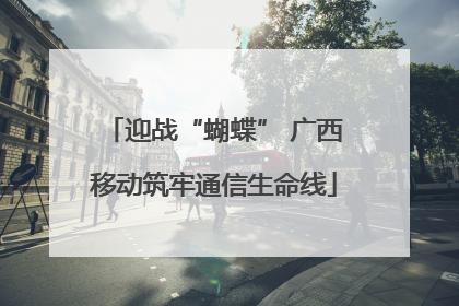 迎战“蝴蝶” 广西移动筑牢通信生命线