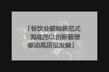 餐饮业破局新范式：海底捞以创新管理驱动高质量发展