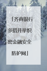 齐商银行多措并举织密金融安全防护网
