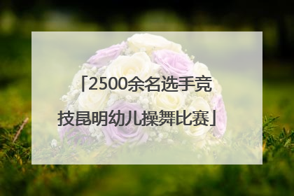 2500余名选手竞技昆明幼儿操舞比赛
