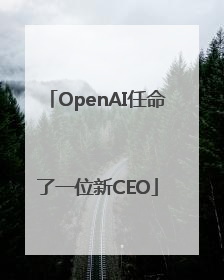 OpenAI任命了一位新CEO